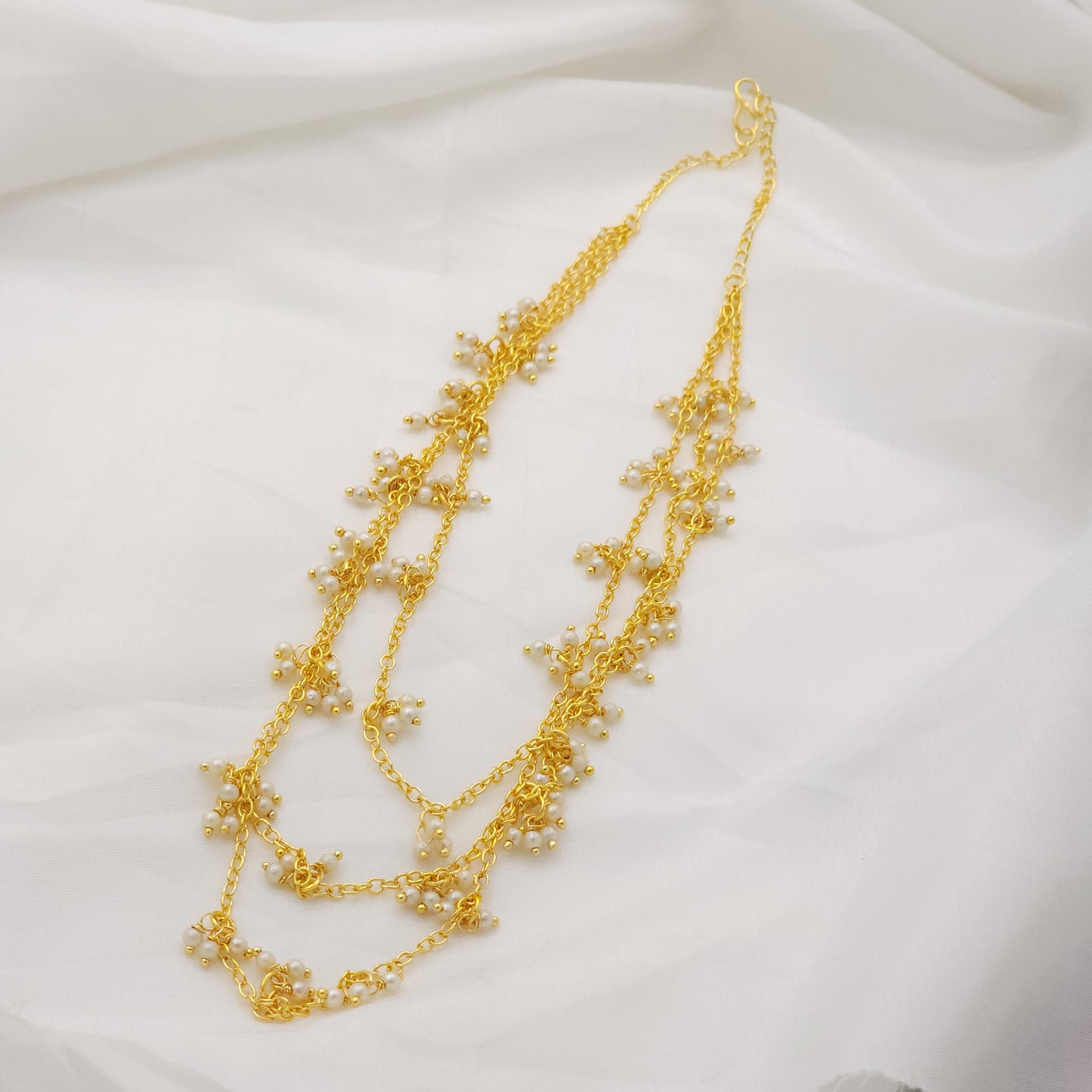Riwaayat Strings – Triple Layer Pearl Haar