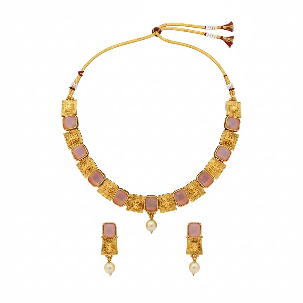 Padma Ratna Necklace Set