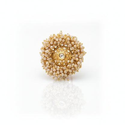 Vaidehi Pearl Cluster Ring