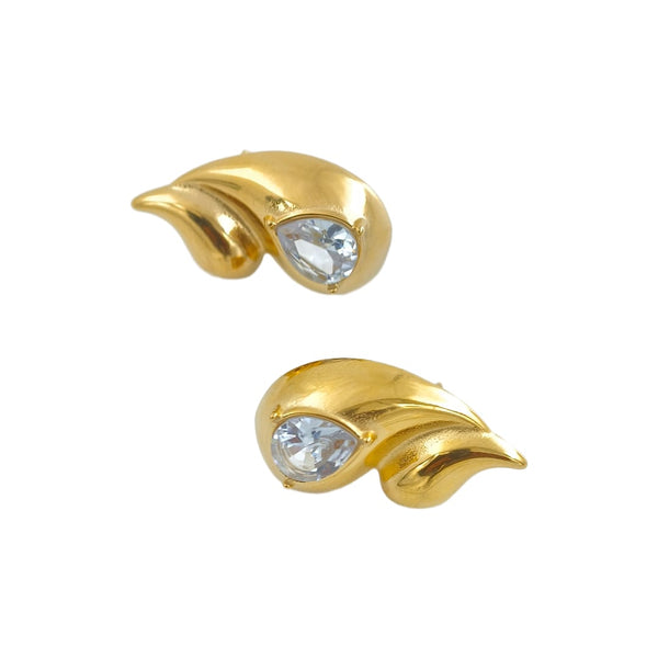 Liquid Light Zircon Studs