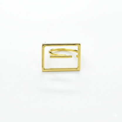 Golden Maze Brass Ring