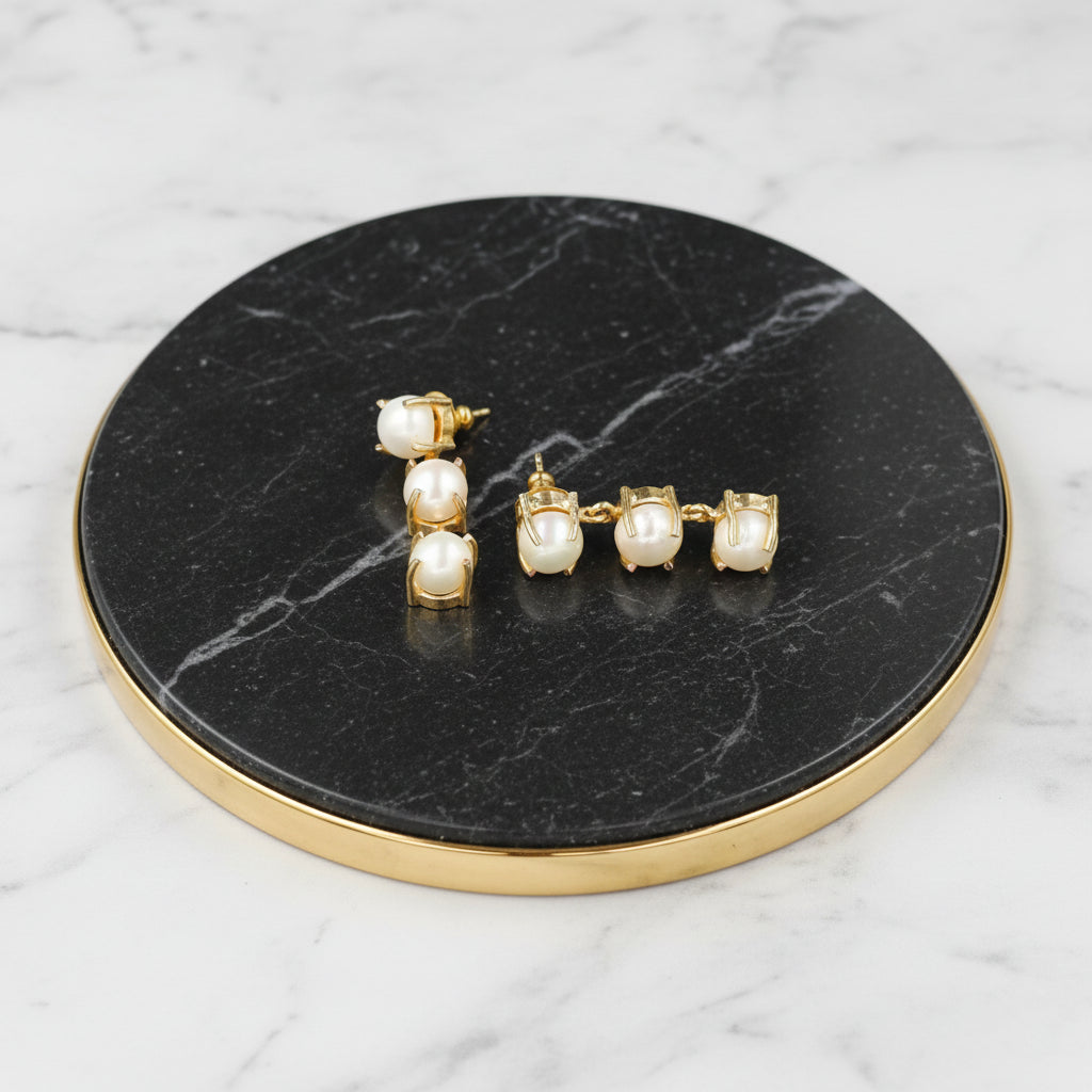 Pearl Cascade Drop Earrings