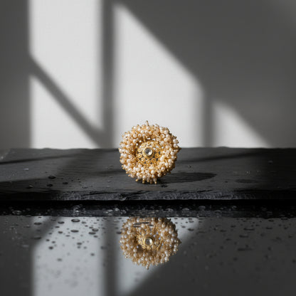 Vaidehi Pearl Cluster Ring