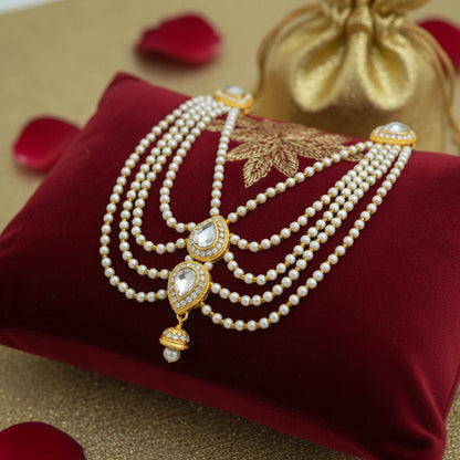 Heritage Pearl Drapes – Blouse Back Chain