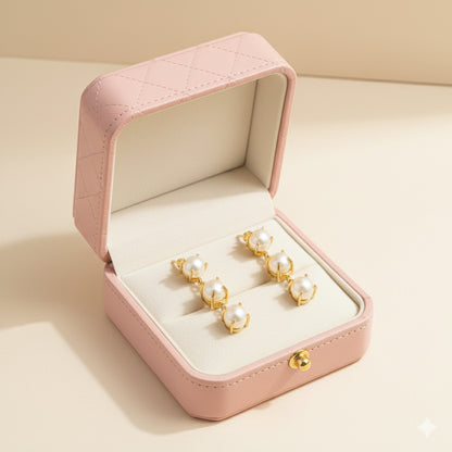 Pearl Cascade Drop Earrings