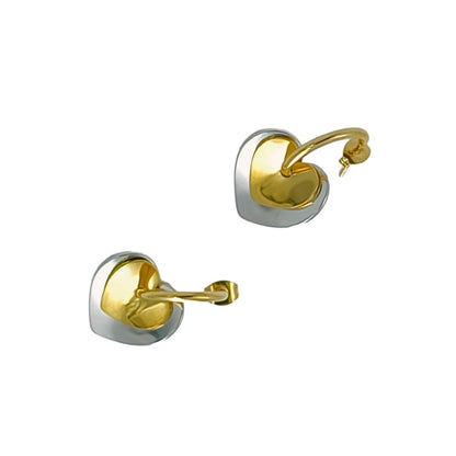 Lover's Loop Dual-Tone Hoops