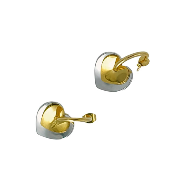 Lover's Loop Dual-Tone Hoops