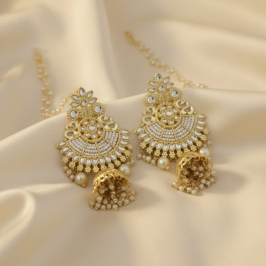 Nazaakat Royal Pearl Jhumka