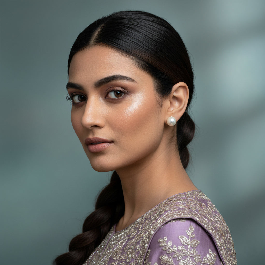 Noor Clip-On Pearl Earrings