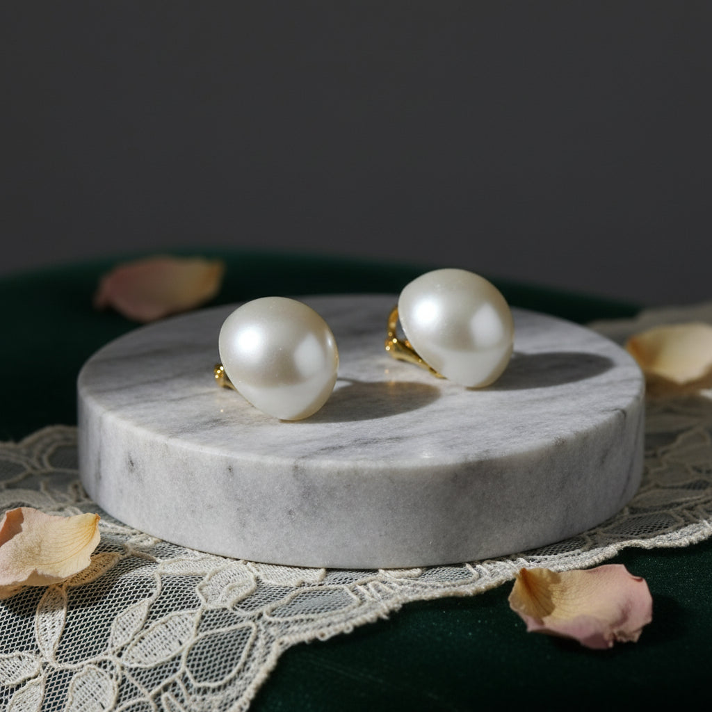 Noor Clip-On Pearl Earrings