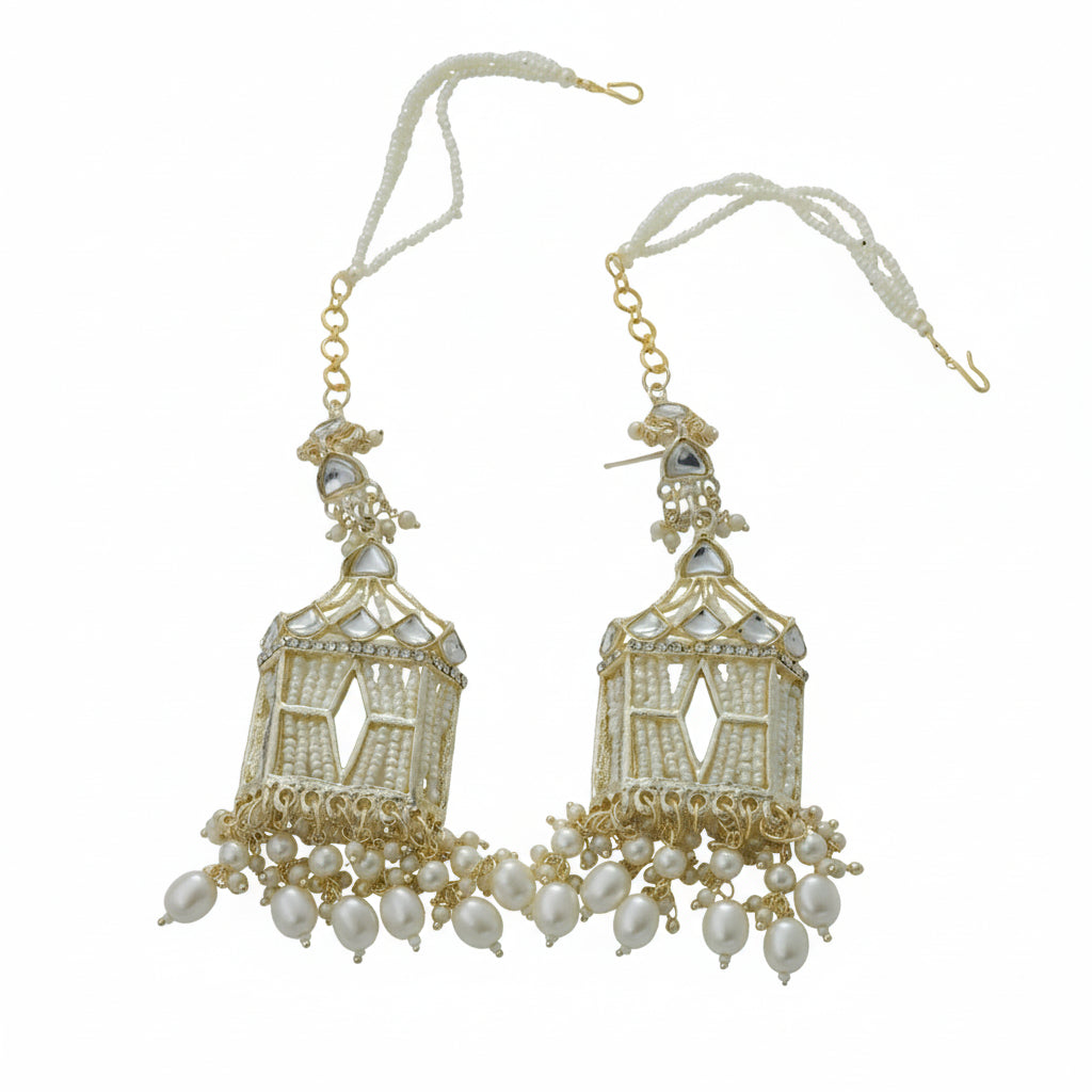 Jharokha Mahal Dangler Earrings