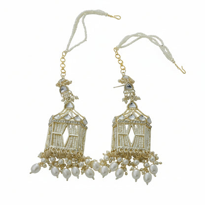Jharokha Mahal Dangler Earrings