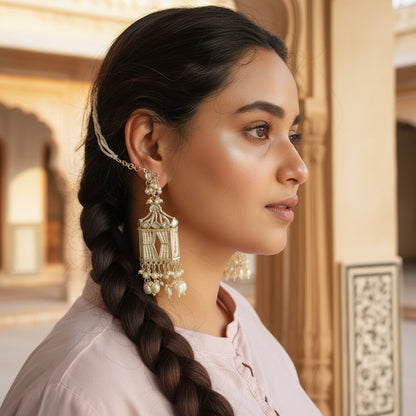Jharokha Mahal Dangler Earrings