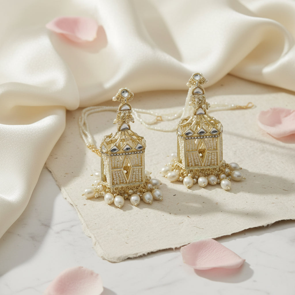 Jharokha Mahal Dangler Earrings