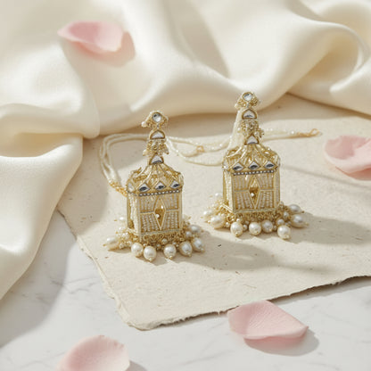 Jharokha Mahal Dangler Earrings