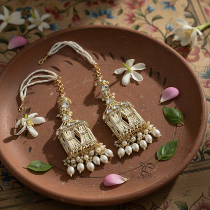 Jharokha Mahal Dangler Earrings