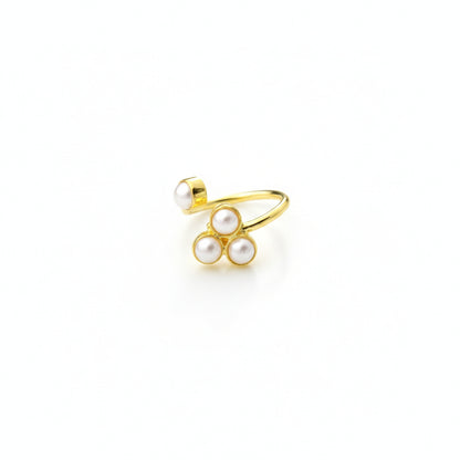 Lustre Bloom Pearl Ring