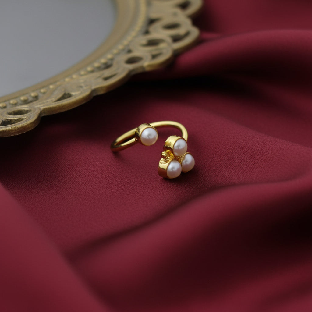 Lustre Bloom Pearl Ring