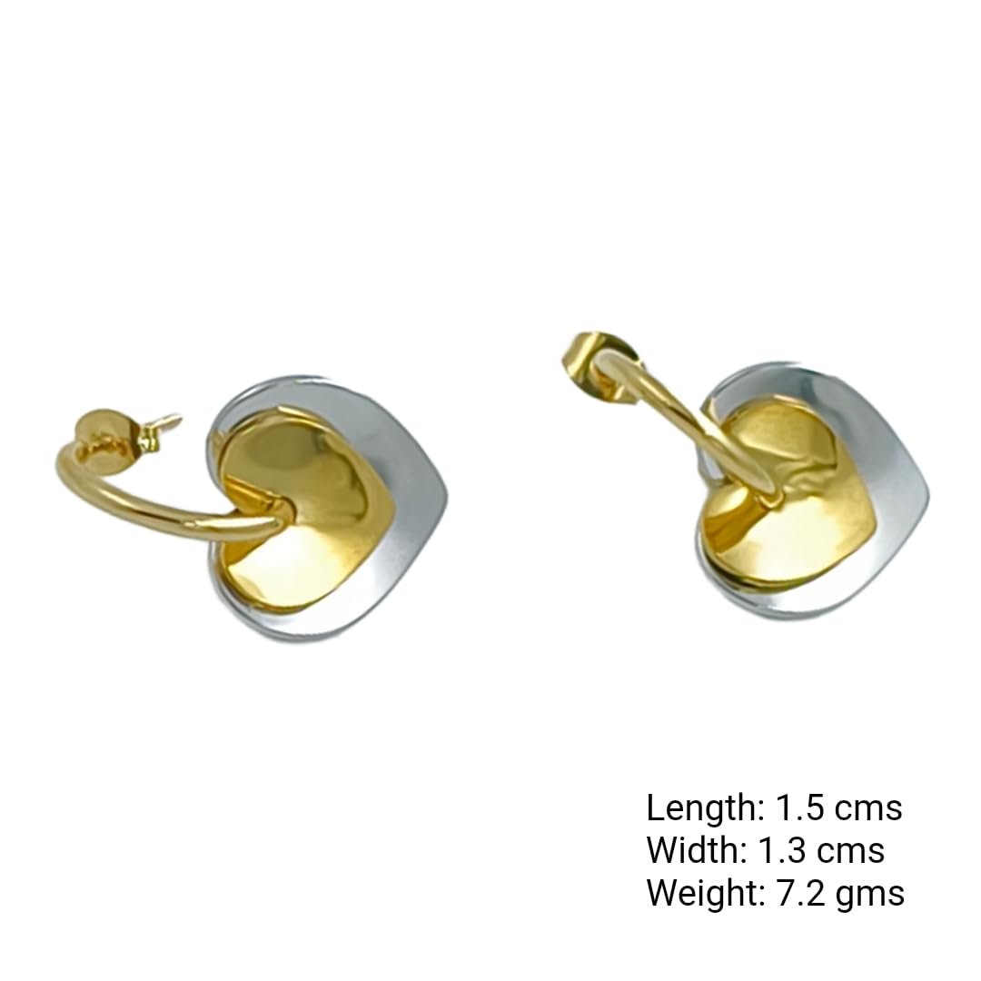 Lover's Loop Dual-Tone Hoops