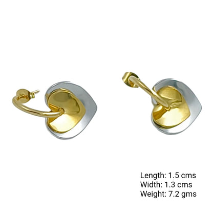 Lover's Loop Dual-Tone Hoops