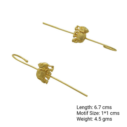 Haathi Saathi – Elephant March Needle Earcuffs