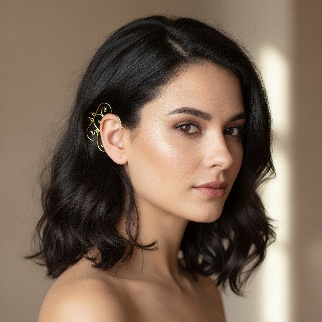 Virelle Scroll Ear Cuff