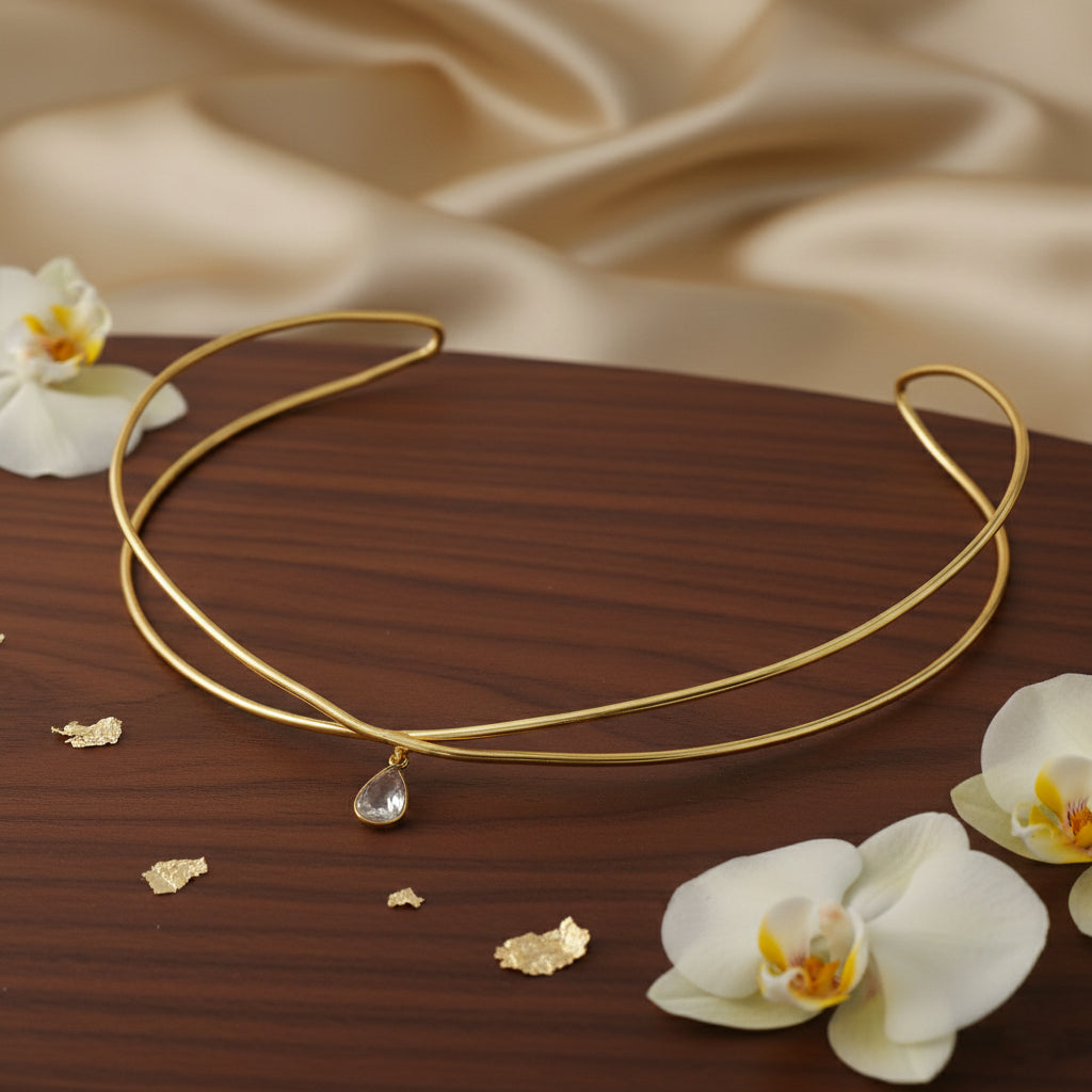 Lunara Drop Celestial Crown (Adjustable)