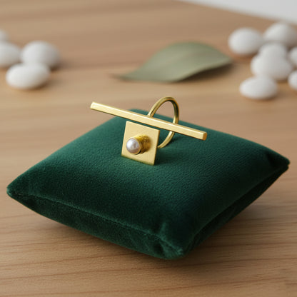 Axis Pearl Statement Ring (Adjustable)