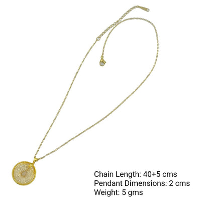 Orbit Textura – Double Disc Pendant