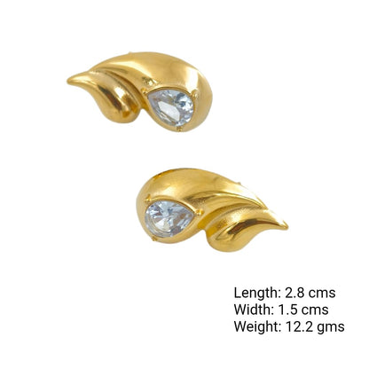 Liquid Light Zircon Studs