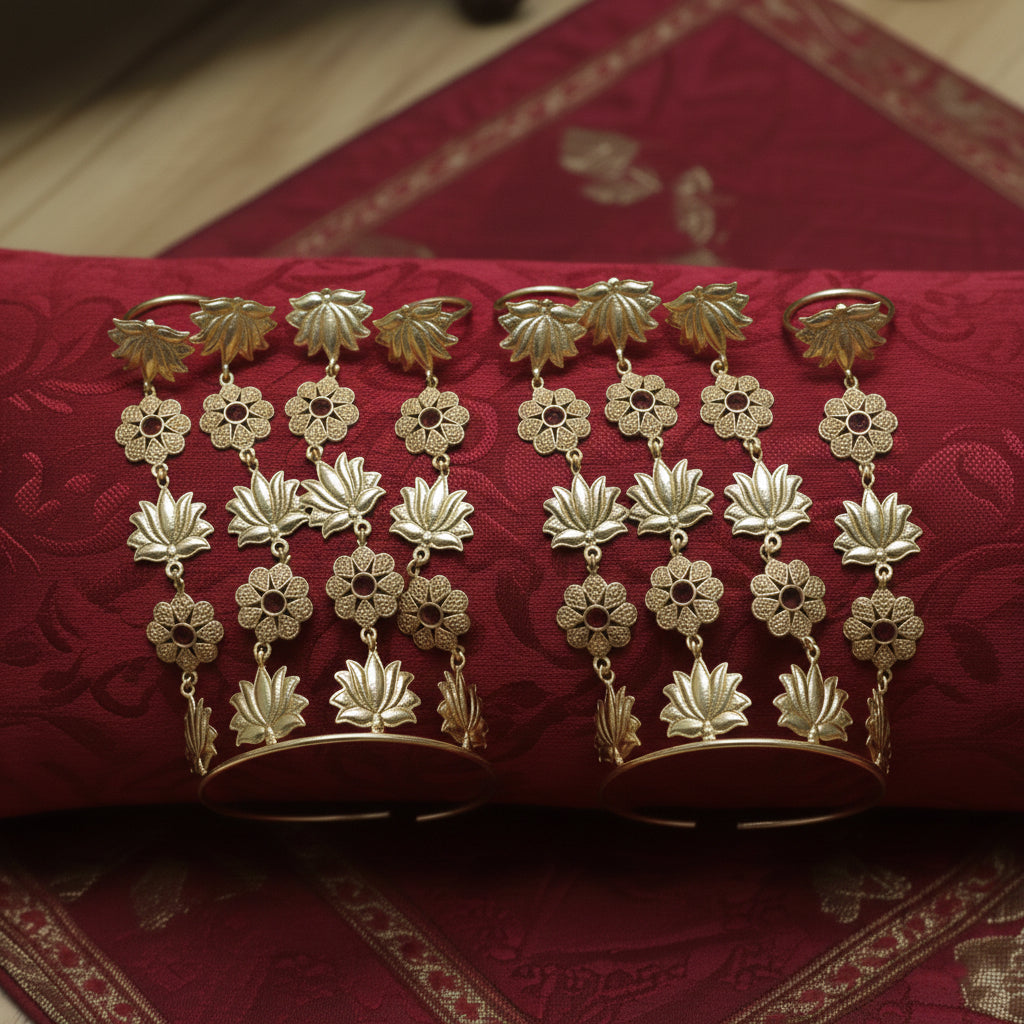 Hand Harness Bracelet (Haath Phool Style)
