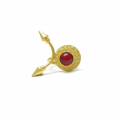Dual Statement Ring (Glass Stone)