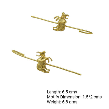 Vrisha Veer – Bull Warrior Needle Earcuffs