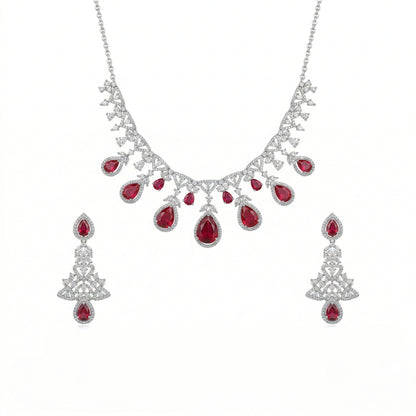 Majestic Vine Drop Necklace Set