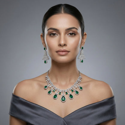 Majestic Vine Drop Necklace Set