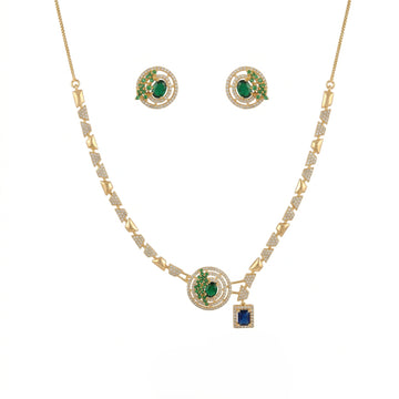 Imperial Orbit Statement Necklace Set