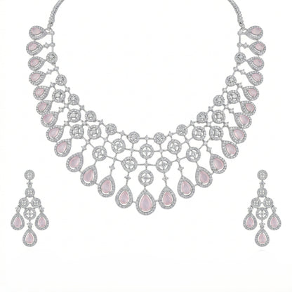Celestial Lattice Grand Necklace Set