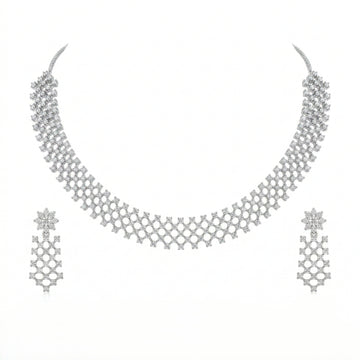 Arctic Lattice Royale Necklace Set