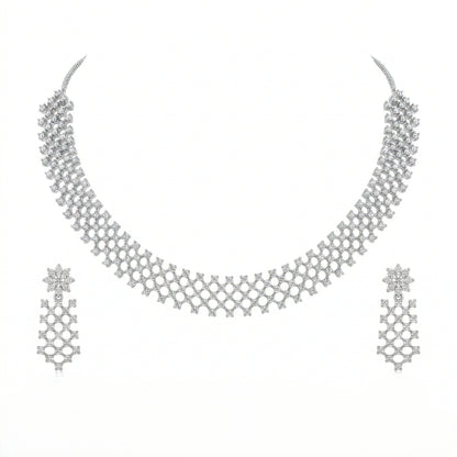 Arctic Lattice Royale Necklace Set
