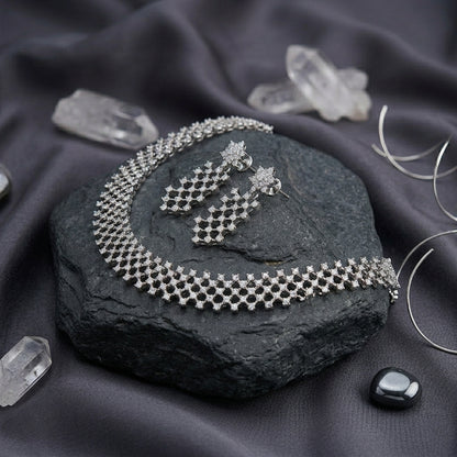 Arctic Lattice Royale Necklace Set