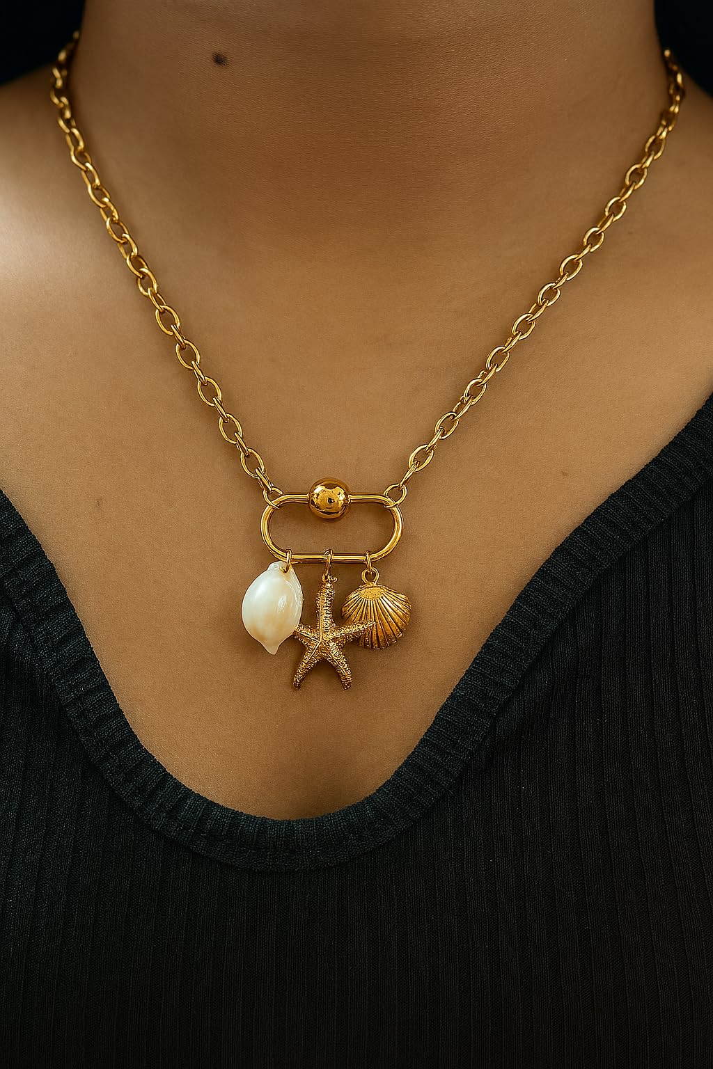 Sea Vault Charm Necklace