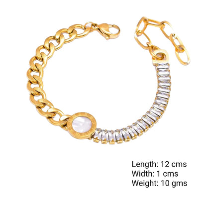 Modern Muse Baguette Bracelet