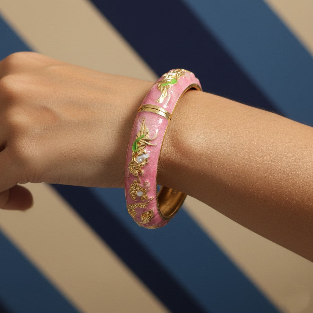 Rangmukti Enamel Bangle (Size 2.4-2.8)