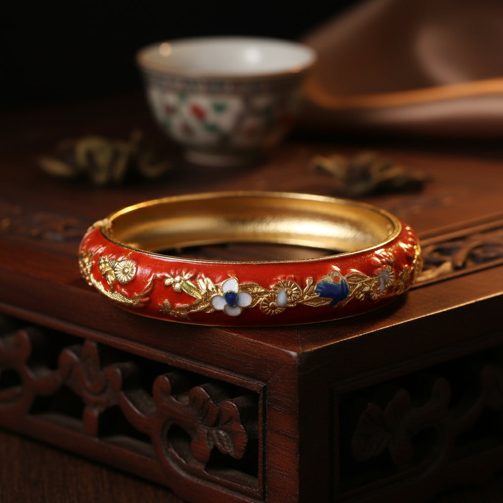 Rangmukti Enamel Bangle (Size 2.4-2.8)