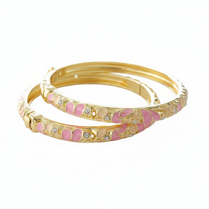 SwarnaArc Luxe Enamel Bangle (Size 2.2-2.6)