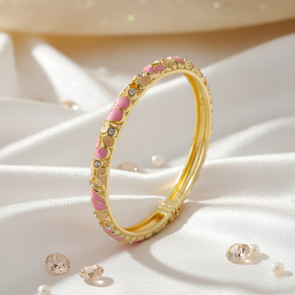 SwarnaArc Luxe Enamel Bangle (Size 2.2-2.6)