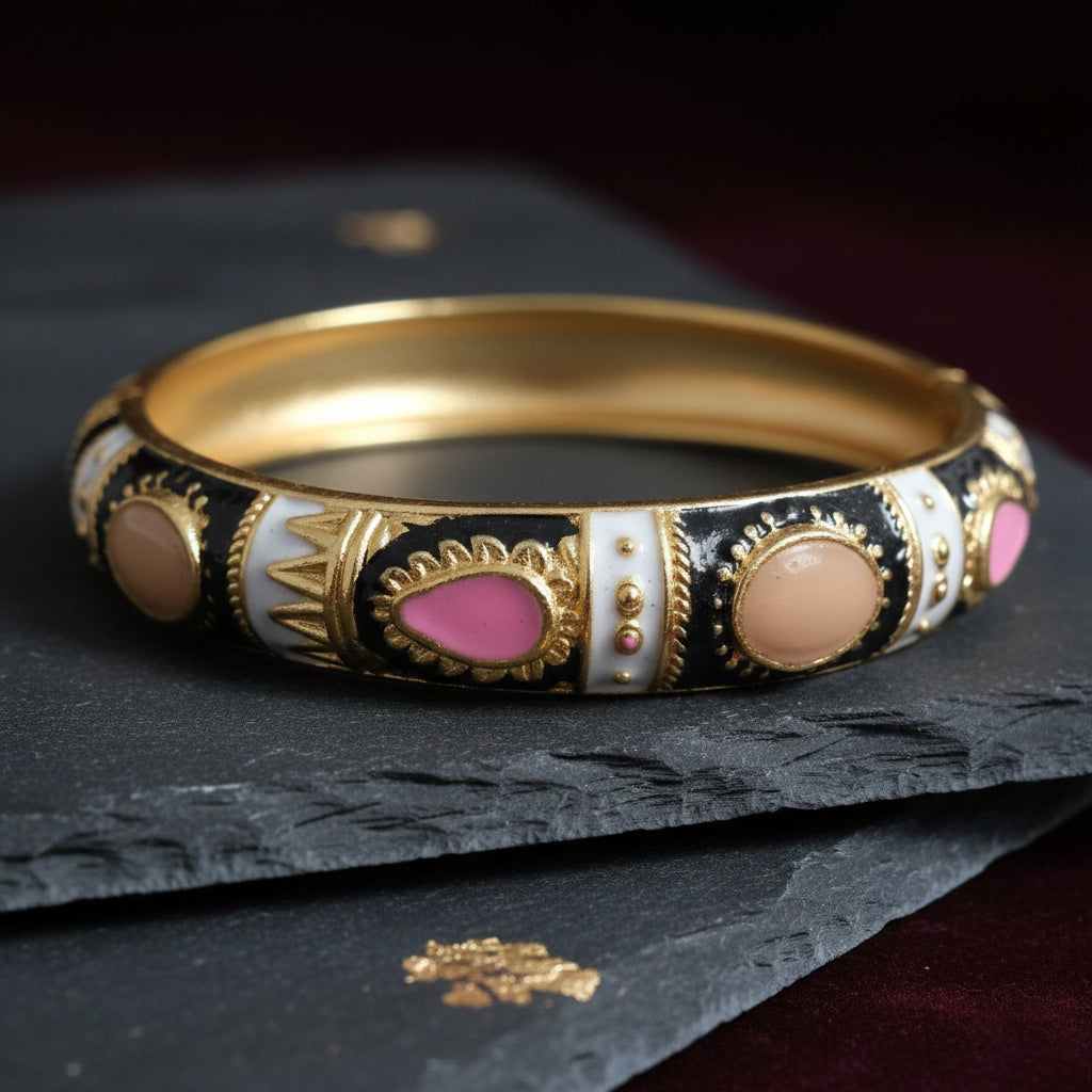 Kalakriti Enamel Glow Bangle (Size 2.4- 2.8)