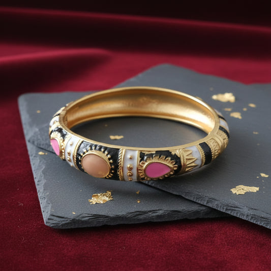 Kalakriti Enamel Glow Bangle (Size 2.4- 2.8)