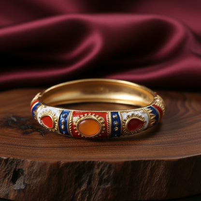 Kalakriti Enamel Glow Bangle (Size 2.4- 2.8)