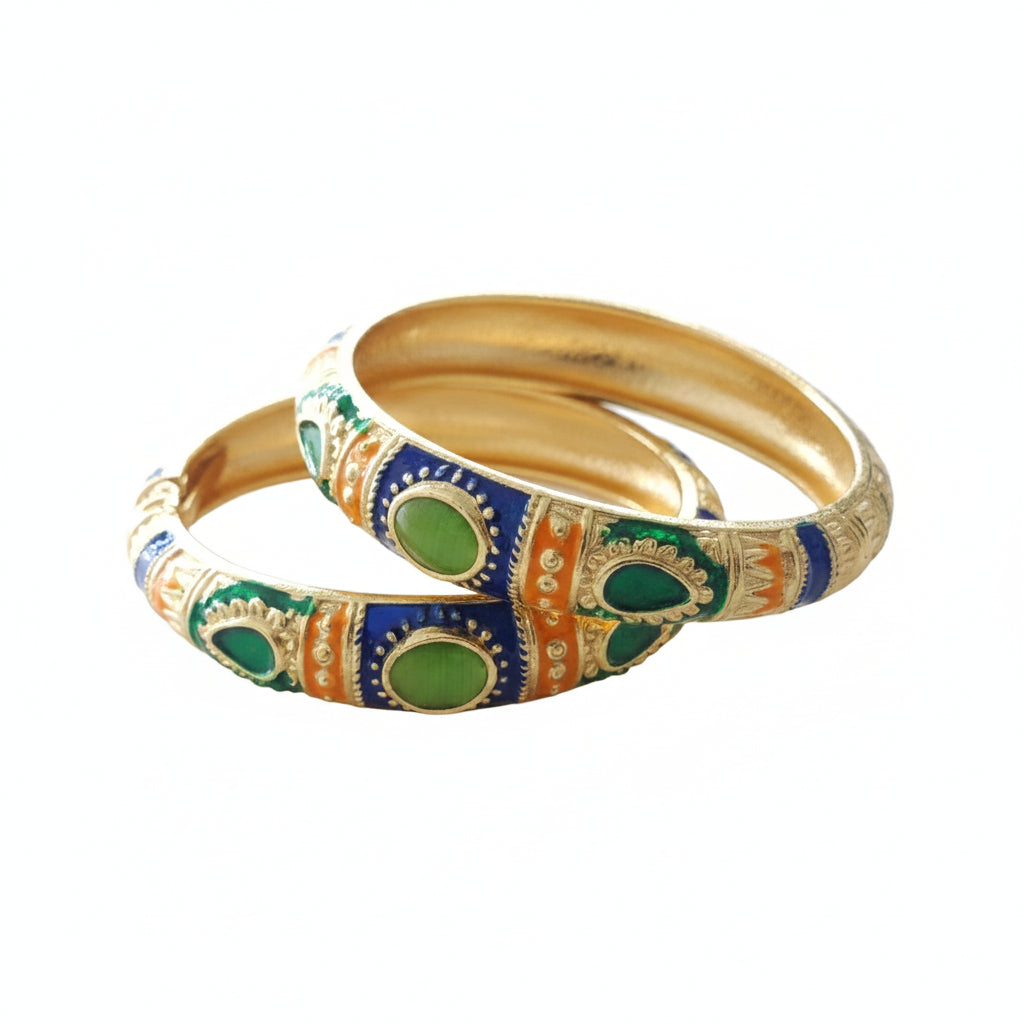 Kalakriti Enamel Glow Bangle (Size 2.4- 2.8)